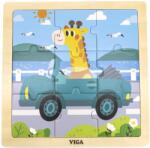 Viga Toys Puzzle din lemn Viga Toys - Girafă, 9 părți (44629) Puzzle