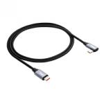 Akyga Cablu USB 2.0 type C la USB type C drept/unghi 60W 1m, Akyga AK-USB-54 (AK-USB-54)