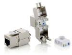 Equip Keystone - 767221 (Cat6A, árnyékolt, tool-free) 8db/csomag (767221)