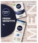 Nivea férfi ajándékcsomag Fresh Sensitive (Tusfürdő 250ml+After Shave balzsam 100ml