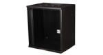 EQUIP Fali Rackszekrény - EWM-12-5440-B (19", 12U, 540x400mm, lapra szerelt, fekete) (EWM-12-5440-B) - bbmarket