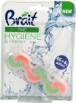  WC tisztító blokk, 2 fázisú, 45 g, "Brait Hygiene and fresh", fenyő (KHT922) - iroda24