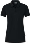 Jako Organic Stretch Polo Shirt Schwarz F800 Póló ingek c6321-800 Méret 46 - top4sport