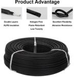 INTENSA SOLAR 1500V PV (500m/db) 1X6.0mm2 DC fekete szolár kábel (INT-6MMF) - macropolis