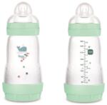 MAM Forest Matt Anti-colic cumisüveg önsterilizáló funkcióval, 260 ml - Menta bálna