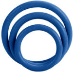 CalExotics Calex szilikon péniszgyűrű 3db - kék