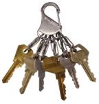 Nite Ize Keyrack fém kulcstartó, 6 db fém karabínerrel (KLK-11-R3)