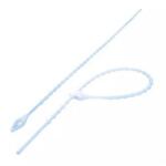  Kábelkötegelő gyöngyös oldható 120 x 3, 6mm fehér (enyhén áttetsző) (100 darab/csomag) (1651270)