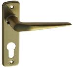  SB ajtókilincs 410 + ajtócím 55mm lővér cilinderlyukas F2 eloxált (3986638)