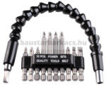 kwb Standard flexibils behajtószár bit készlet 11 db-os, hatlapú meghajtó (49113990)