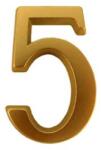  SB ajtószám öntapadós matt arany "5" 4, 5cm (3970165)