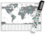 Luckies of London kaparós térkép F*#? ING Scratch Map - többszínű Univerzális méret