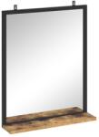 Vicco fürdőszobai tükör, old style/fekete, 50x60x12 cm