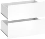 Vicco Visit gardróbszekrény fiók szett, 2 db, 70 cm, fehér