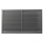 Dalap Szellőzőrács kiváló minőségű extrudált alumíniumból, megerősített 800x600 mm, szürke (90536)
