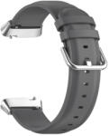 BSTRAP Leather szíj Xiaomi Redmi Watch 3 Active / Lite, gray
