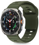 Tech-Protect Silicone Line szíj Samsung Galaxy Watch Ultra 47mm, olive green