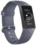 BSTRAP Silicone Diamond (Small) szíj Fitbit Charge 3 / 4, dark gray (SFI008C19)