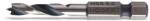 Högert Technik HT6D345 Hatlapfejű, tompa fúrószár, 1/4 hüvelykes, HSS acélból, Ø 5 mm, L=60 mm (HT6D345)