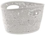 Keter Csipke hatású kosár, CURVER Victoria , fehér (219129)