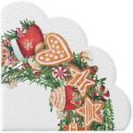 Paw Decor Collection Karácsonyi félköríves szalvéta - Gingerbread wreath (VR-SDR238500)