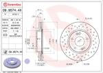 BREMBO féktárcsa BREMBO 09.9574. 4X (09.9574.4X)