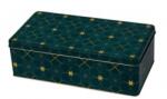  Karácsonyi fémdoboz - 260x140x80mm - Yule green