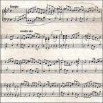 Ambiente Sheet music papírszalvéta 33x33cm, 20db-os