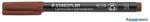 STAEDTLER Alkoholos marker, OHP, 1 mm, STAEDTLER "Lumocolor® 317 M", barna (TS3177) - kecskemetirodaszer
