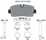 TEXTAR set placute frana, frana disc TEXTAR 2947801 - centralcar