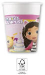 Procos Gabby's Dollhouse, Gabi babaháza papír pohár 8 db-os 200 ml FSC (PNN95756)