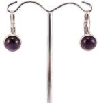  Ametiszt fülbevaló