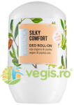 BIOBAZA Deodorant Roll-On Natural pentru Femei pe Baza de Piatra de Alaun cu Unt de Shea si Jojoba Silky Comfort 50ml