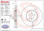 BREMBO féktárcsa BREMBO 09. D722.23 (09.D722.23)