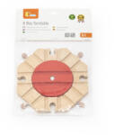 Viga Toys Macaz cu 8 rute pentru sine de trenulete din lemn, viga (44730) - bekid