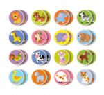 Viga Toys Joc de memorie - animale, viga (51308) - bekid