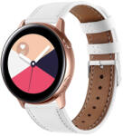 BSTRAP Leather Italy curea pentru Garmin Vivoactive 5, white