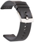 BSTRAP Fine Leather curea pentru Garmin Vivoactive 4s, black (SGA012C01)
