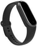 gigapack Pótszíj (egyedi méret, szilikon, állítható) FEKETE Xiaomi Mi Band 5, Xiaomi Mi Band 6 (GP-97874)