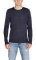 Calvin Klein Pulóverek MERINO RWS CREW NECK K10K109474 Kék EU L