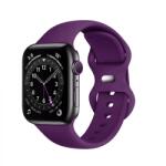 Techsuit Curea pentru Apple Watch 1/2/3/4/5/6/7/8/9/SE/SE 2/Ultra/Ultra 2 (42/44/45/49mm) - Techsuit Watchband (W031) - Dark Purple (KF2310716)