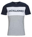 JACK & JONES Rövid ujjú pólók JJELOGO BLOCKING TEE Sokszínű EU XS