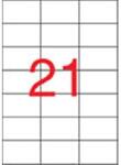 APLI Apli: Etikett, univerzális, 70x42, 4 mm, APLI, 2100 etikett/csomag (1276/3136)