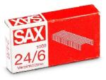 Sax Sax: Tűzőkapocs, 24/6, cink, SAX (1-246-00 ICO)