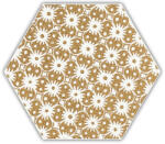 Paradyz My Way Shiny Lines Gold Hexagon Inserto D 19, 8x17, 1 - furdoszobakiraly