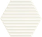 Paradyz My Way WOODSKIN Bianco Hexsagon STR B 19, 8x17, 1 Csempe - furdoszobakiraly