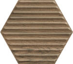 Paradyz Serene Brown Heksagon STR 19, 8x17, 1 csempe - furdoszobakiraly