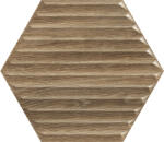 Paradyz My Way WOODSKIN Wood Heksagon STR B 19, 8x17, 1 Csempe - furdoszobakiraly