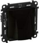 Legrand 756344 Valena Life kábelkivezető mechanizmus burkolattal, sorkapocs nélkül, fekete (756344)