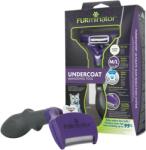 FURMINATOR Instrument de pieptănat subparul pentru pisici cu păr scurt din rase medii și mari